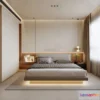 1570950 - Minimalist Style Interior 3D Blocks - Bedroom 3D Model - 184 3D Max
