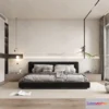 1570968 - Minimalist Style Interior 3D Blocks - Bedroom 3D Model - 193 3D Max