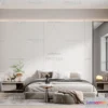 1570982 - Minimalist Style Interior 3D Blocks - Bedroom 3D Model - 200 3D Max