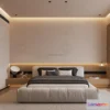 1571022 - Minimalist Style Interior 3D Blocks - Bedroom 3D Model - 220 3D Max