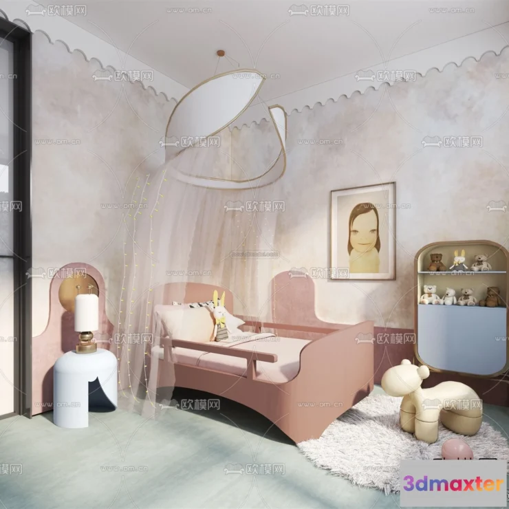 1571174 - Modern Style Interior 3D Blocks - Bedroom 3D Model - 167 3D Max