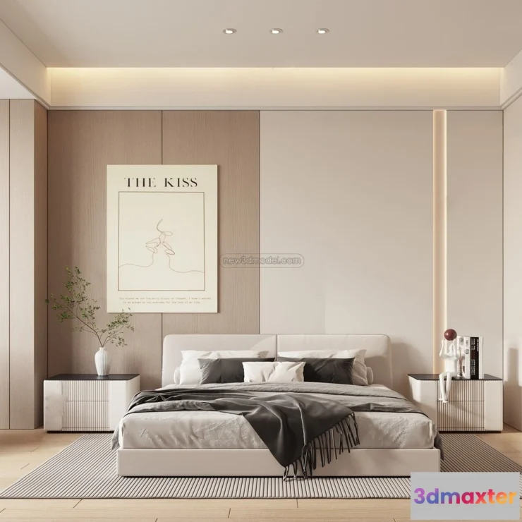 1571178 - Modern Style Interior 3D Blocks - Bedroom 3D Model - 169 3D Max