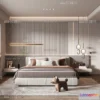 1571190 - Modern Style Interior 3D Blocks - Bedroom 3D Model - 175 3D Max