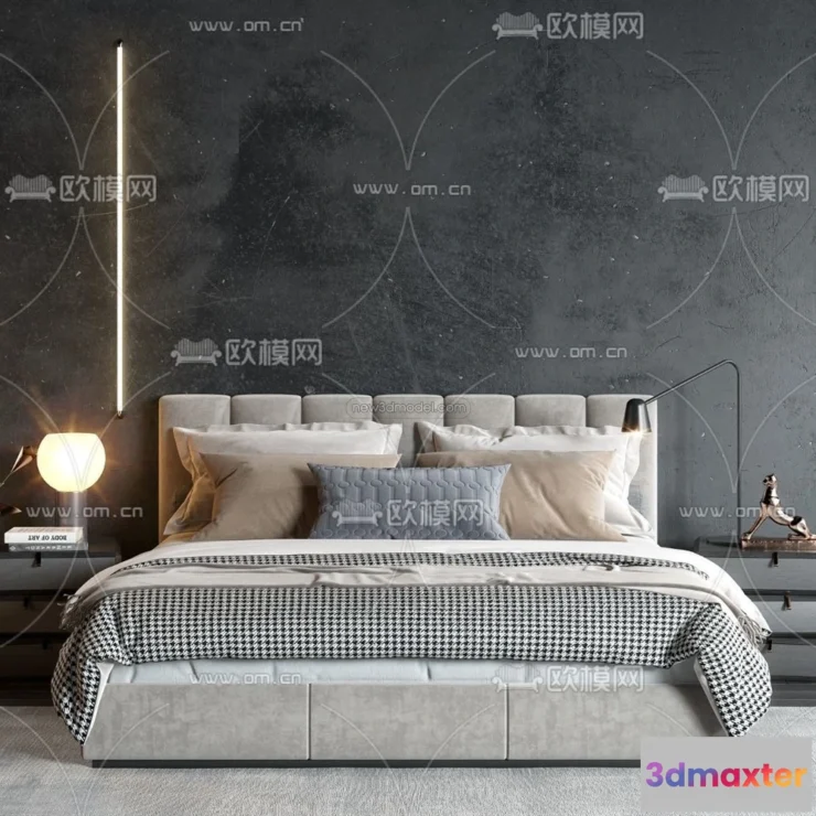 1571202 - Modern Style Interior 3D Blocks - Bedroom 3D Model - 181 3D Max