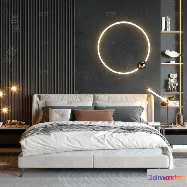 1571214 - Modern Style Interior 3D Blocks - Bedroom 3D Model - 187 3D Max