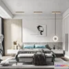 1571330 - Modern Style Interior 3D Blocks - Bedroom 3D Model - 245 3D Max