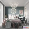 1571358 - Modern Style Interior 3D Blocks - Bedroom 3D Model - 259 3D Max