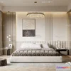 1571396 - Cream Style Interior 3D Blocks - Bedroom 3D Model - 200 3D Max