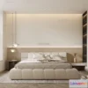 1571402 - Cream Style Interior 3D Blocks - Bedroom 3D Model - 203 3D Max