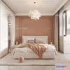 1571404 - Cream Style Interior 3D Blocks - Bedroom 3D Model - 204 3D Max