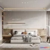 1571410 - Cream Style Interior 3D Blocks - Bedroom 3D Model - 207 3D Max