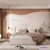 1571430 - Cream Style Interior 3D Blocks - Bedroom 3D Model - 217 3D Max