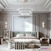 1571438 - Cream Style Interior 3D Blocks - Bedroom 3D Model - 221 3D Max