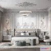 1571442 - Cream Style Interior 3D Blocks - Bedroom 3D Model - 223 3D Max