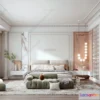 1571462 - Cream Style Interior 3D Blocks - Bedroom 3D Model - 233 3D Max