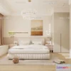 1571478 - Cream Style Interior 3D Blocks - Bedroom 3D Model - 241 3D Max