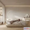1571486 - Cream Style Interior 3D Blocks - Bedroom 3D Model - 245 3D Max