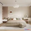 1571496 - Cream Style Interior 3D Blocks - Bedroom 3D Model - 250 3D Max