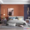 1571696 - Morandi Style Interior 3D Blocks - Bedroom 3D Scene - 142 3D Max