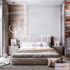 1571828 - Nordic Style Interior 3D Blocks - Bedroom 3D Model - 293 3D Max