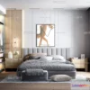 1571832 - Nordic Style Interior 3D Blocks - Bedroom 3D Model - 295 3D Max