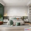 1571916 - Nordic Style Interior 3D Blocks - Bedroom 3D Model - 337 3D Max