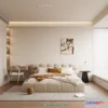 1572072 - 3D Scene of Cream Style Bedroom - 3D Model - 034 3D Max