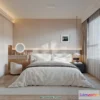 1572150 - 3D Scene of Cream Style Bedroom - 3D Model - 073 3D Max