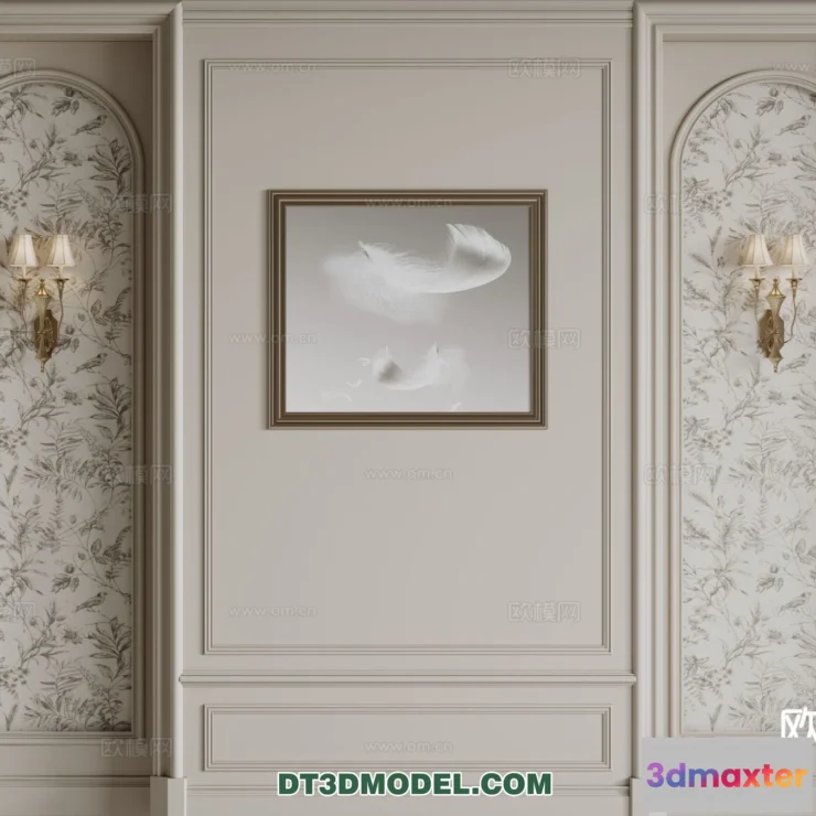 1579358 - 3D Model of Headboard - Bedroom Decoration 3D - 129 3D Max