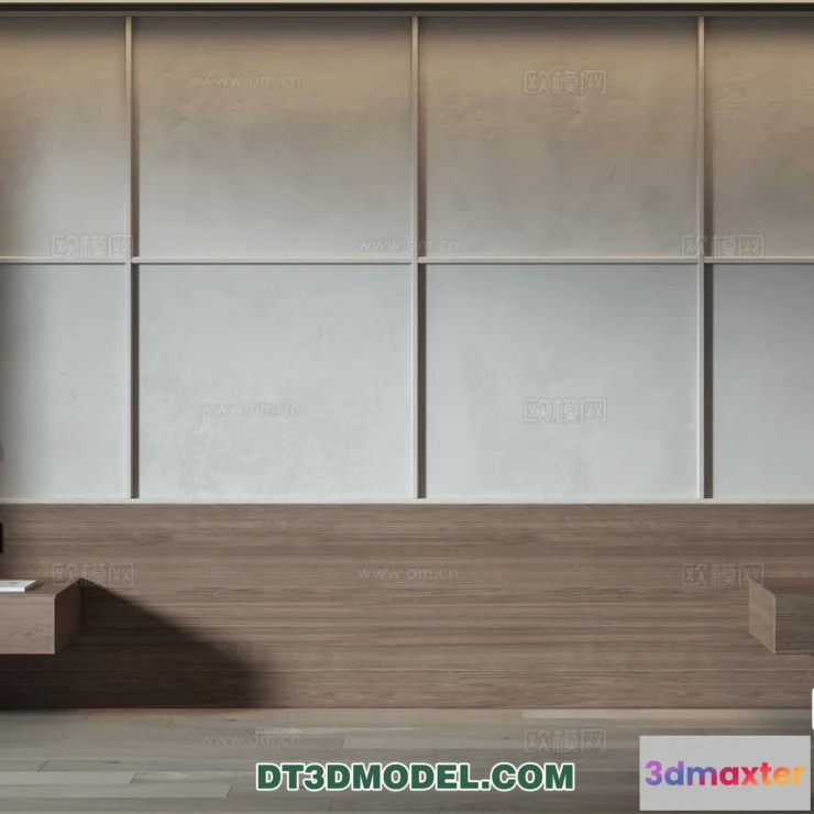 1579424 - 3D Model of Headboard - Bedroom Decoration 3D - 162 3D Max