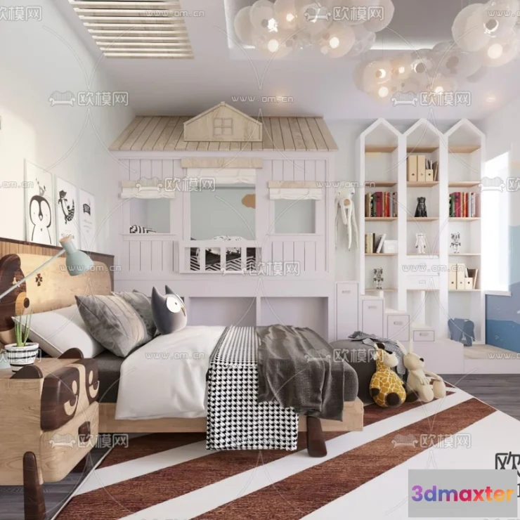 1142662 - Corona Render 3D Scenes - Children Room - 0005
