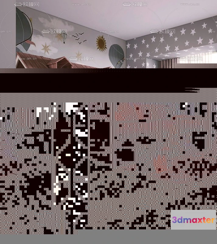 1142674 - Corona Render 3D Scenes - Children Room - 0011