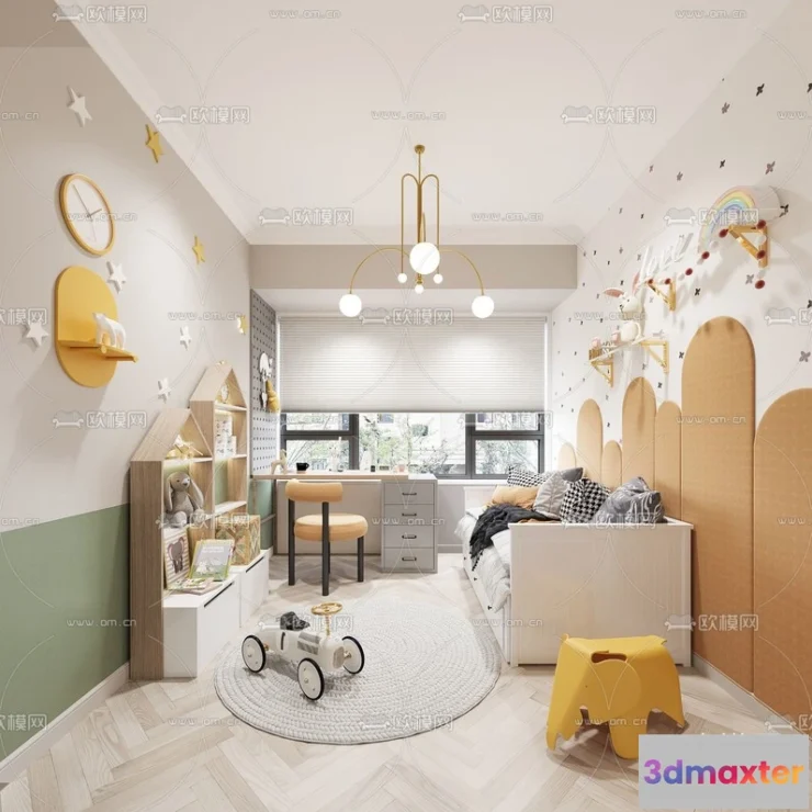 1142678 - Corona Render 3D Scenes - Children Room - 0013