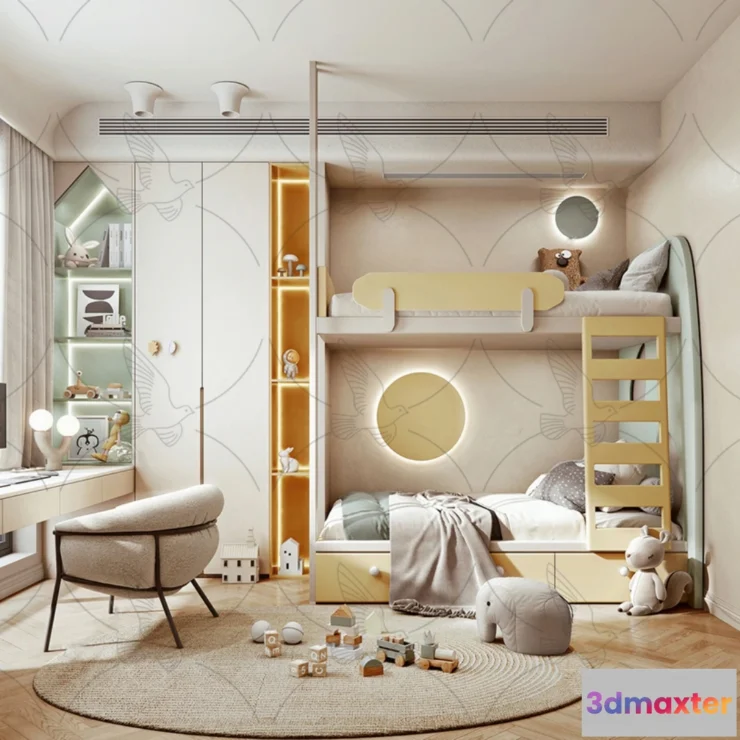 1245948 - CHILDROOM SETS - VRAY  CORONA - 3D MODEL - 4098