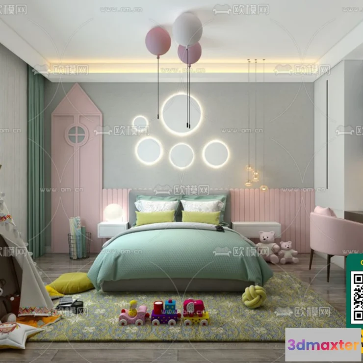 1248686 - CHILDROOM SETS - VRAY  CORONA - 3D MODEL - 5467