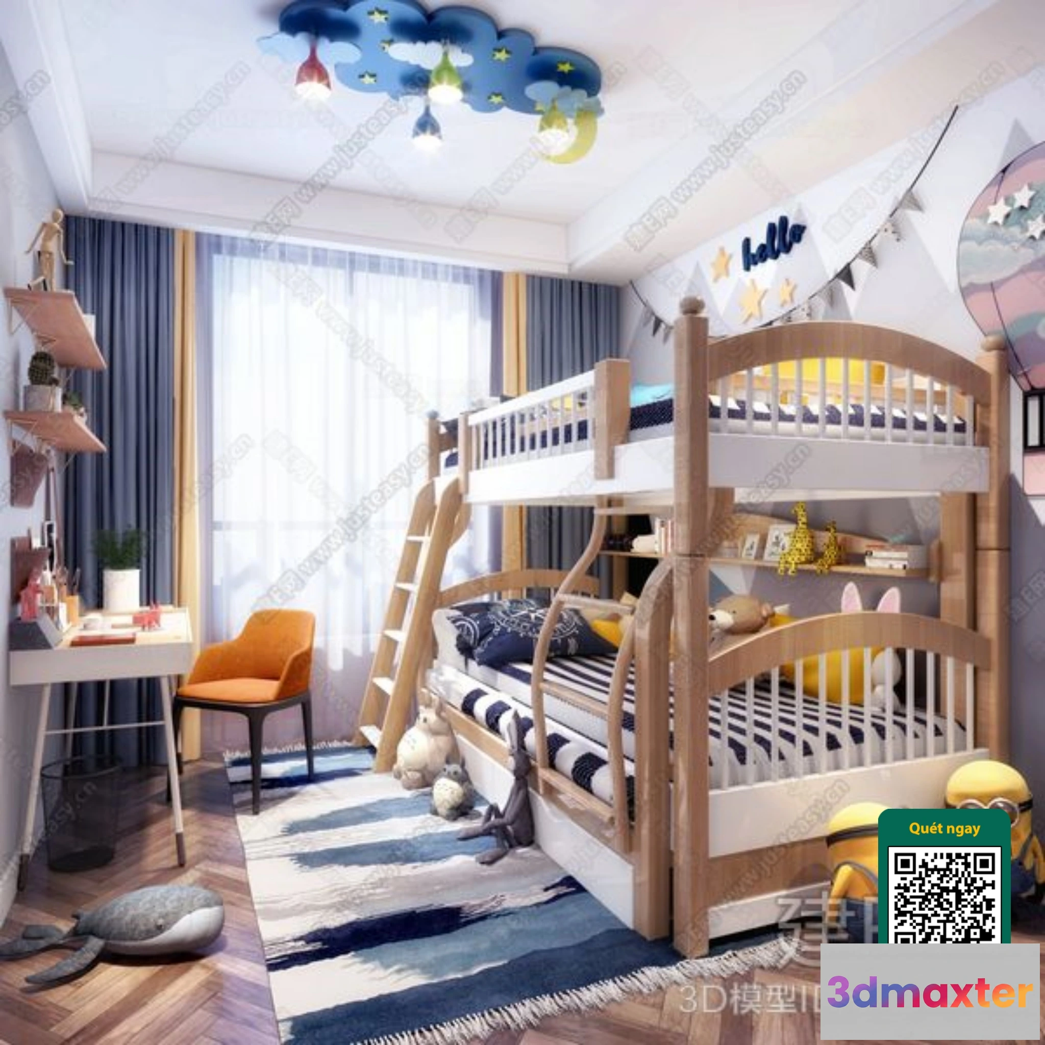 1249448 - CHILDROOM SETS - VRAY  CORONA - 3D MODEL - 5848