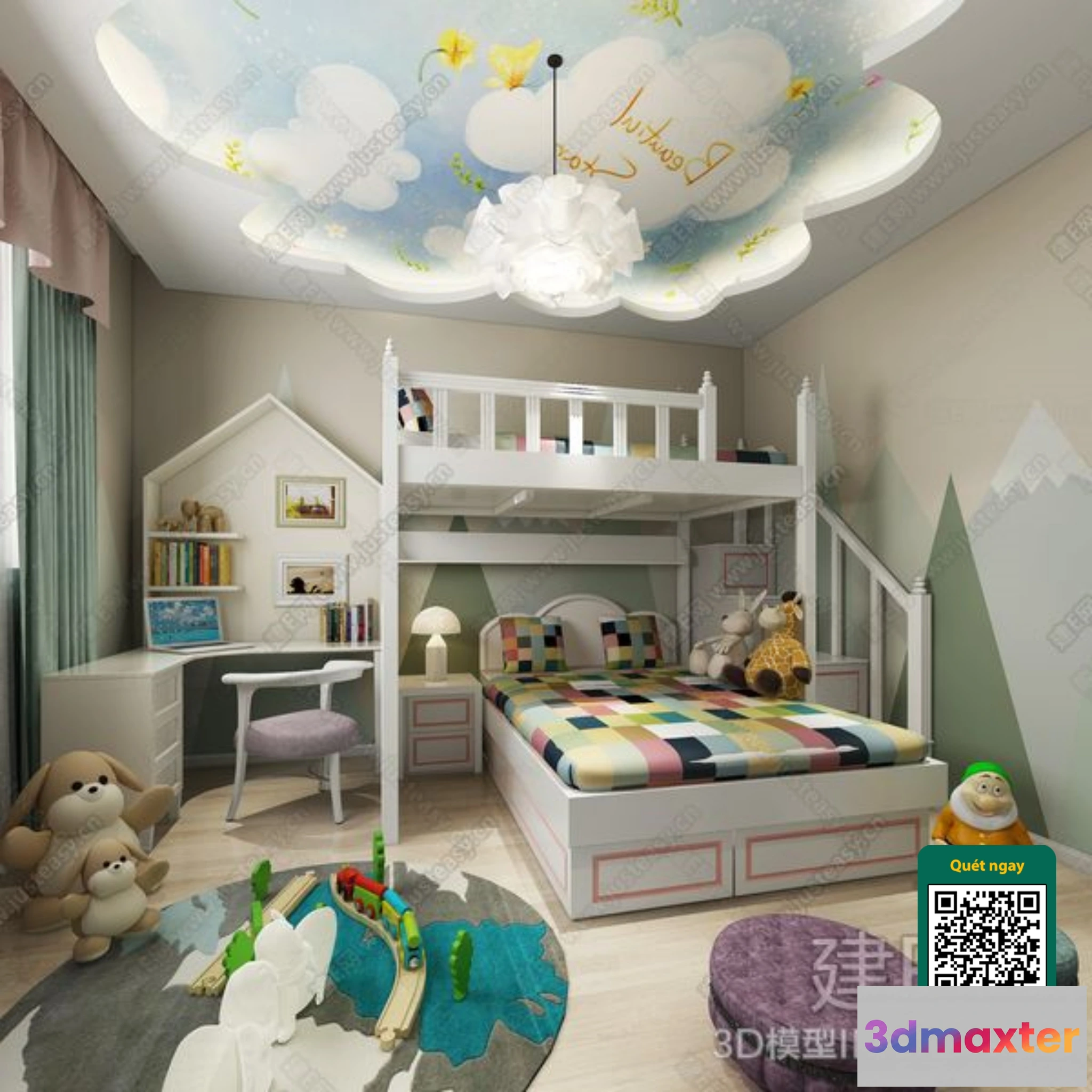 1249574 - CHILDROOM SETS - VRAY  CORONA - 3D MODEL - 5911