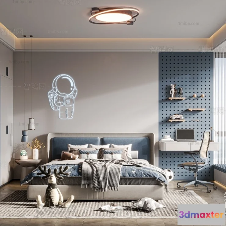 1365724 - Children Room 3D Interior Scene - 3D Models - 264 3D Max