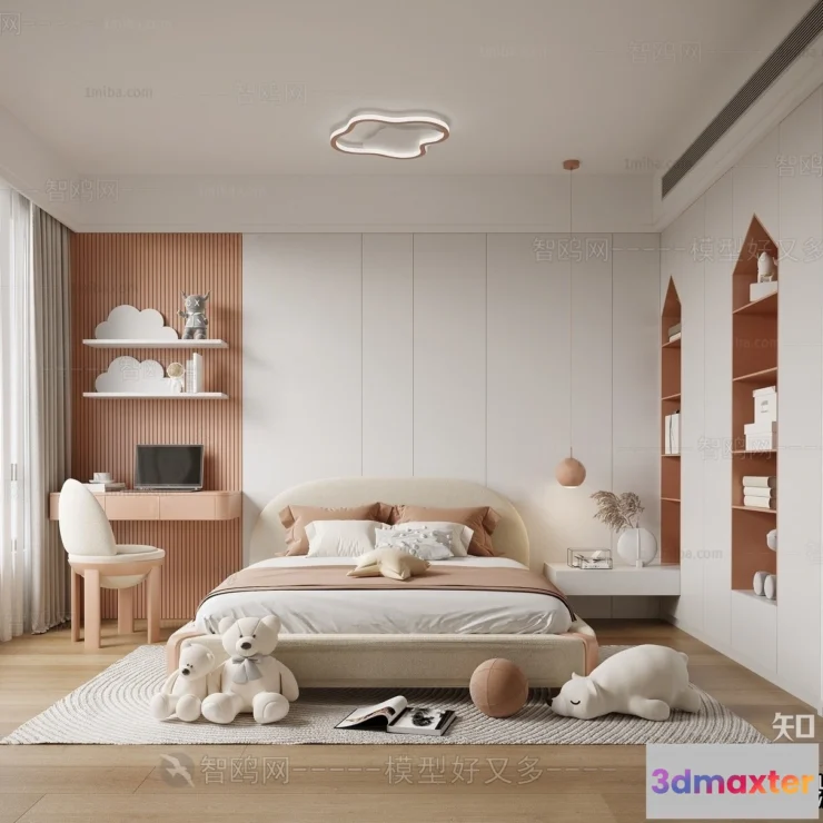 1365859 - Children Room 3D Interior Scene - 3D Models - 266 3D Max