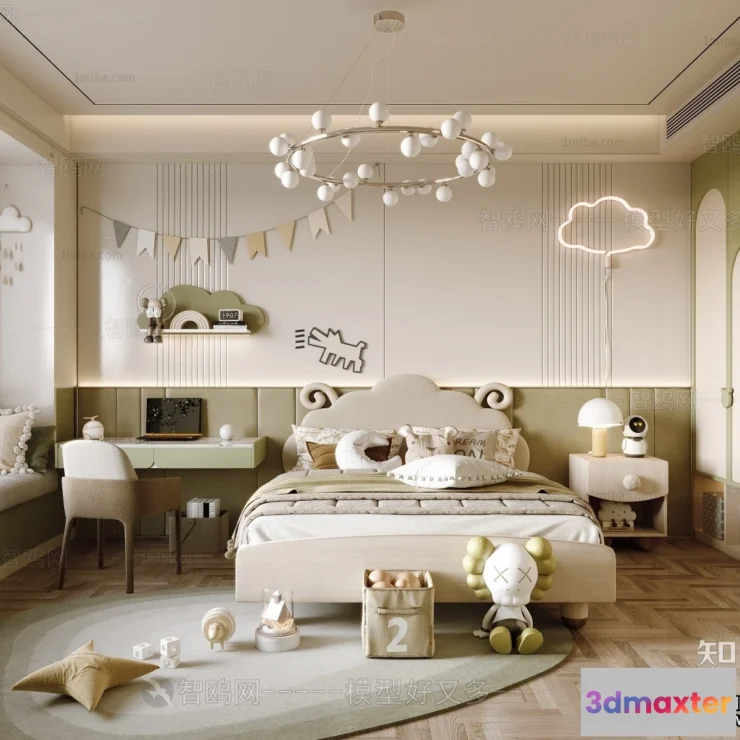 1365992 - Children Room 3D Interior Scene - 3D Models - 268 3D Max