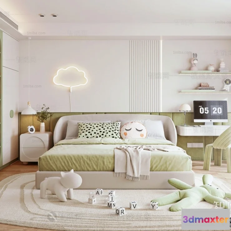 1366288 - Children Room 3D Interior Scene - 3D Models - 272 3D Max