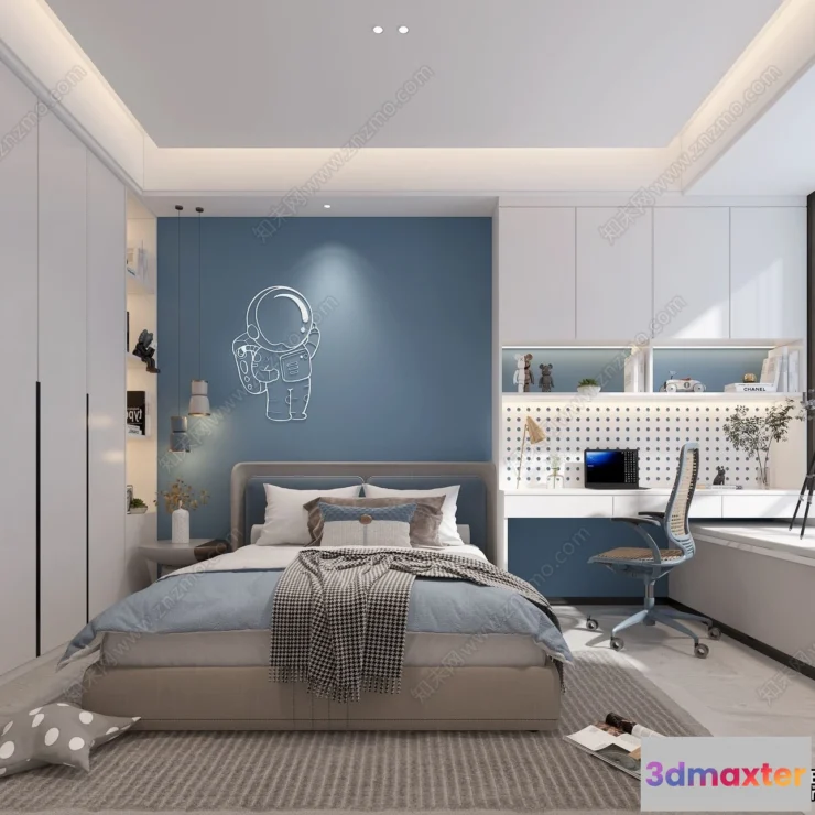 1366419 - Children Room 3D Interior Scene - 3D Models - 274 3D Max