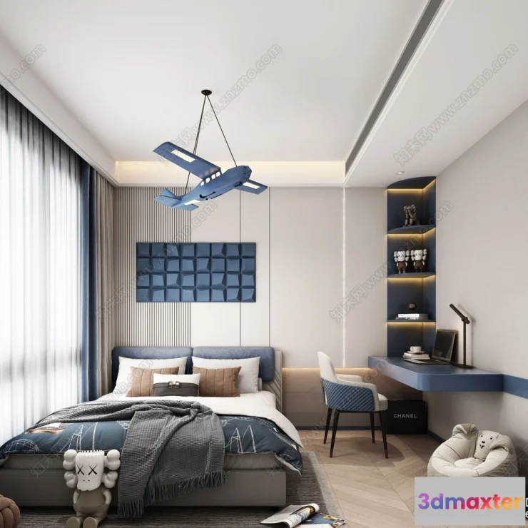 1366489 - Children Room 3D Interior Scene - 3D Models - 275 3D Max