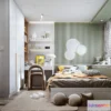1367174 - Children Room - 3D Interior Scene - Boy Room - 002 3D Max