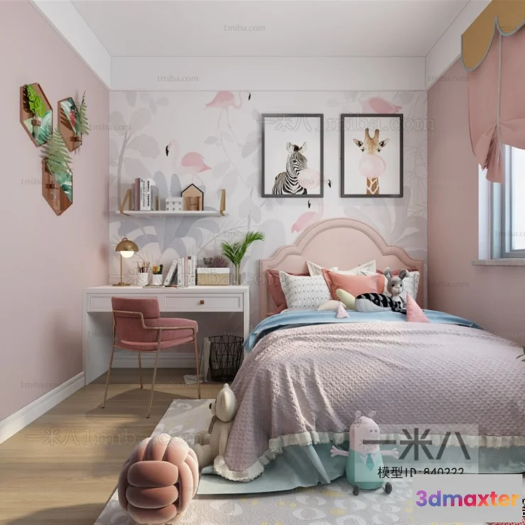 1367638 - Children Room 3D Interior Scene - 3D Models - 292 3D Max