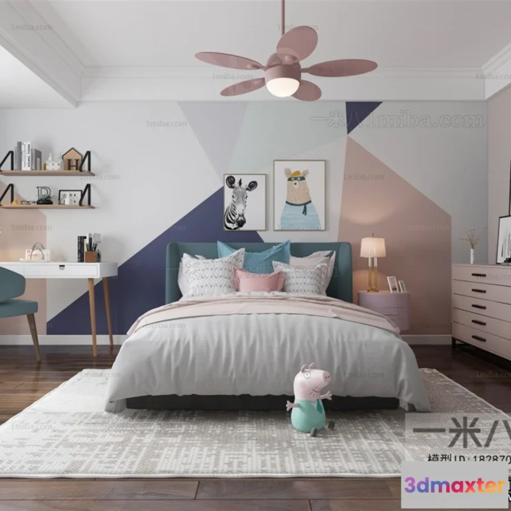 1367706 - Children Room 3D Interior Scene - 3D Models - 293 3D Max