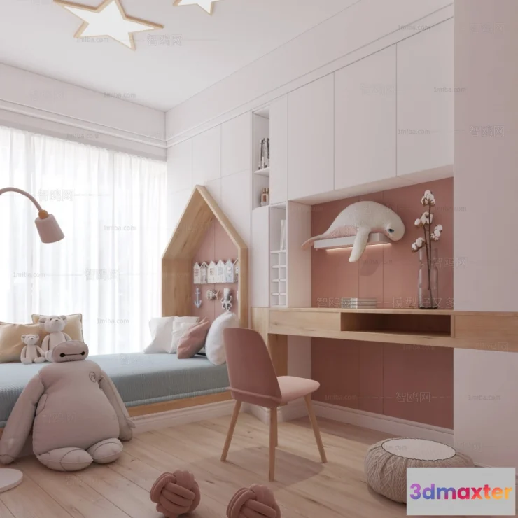 1367908 - Children Room 3D Interior Scene - 3D Models - 296 3D Max