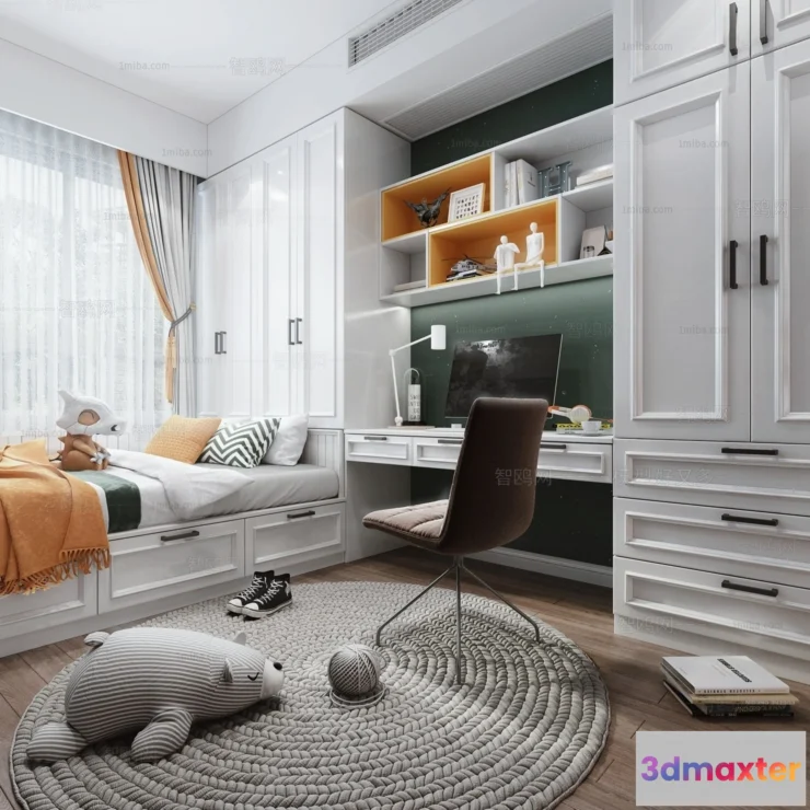 1368091 - Children Room 3D Interior Scene - 3D Models - 299 3D Max