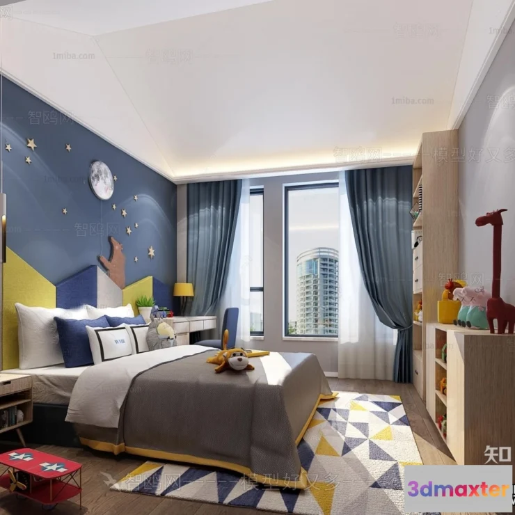 1368230 - Children Room 3D Interior Scene - 3D Models - 301 3D Max