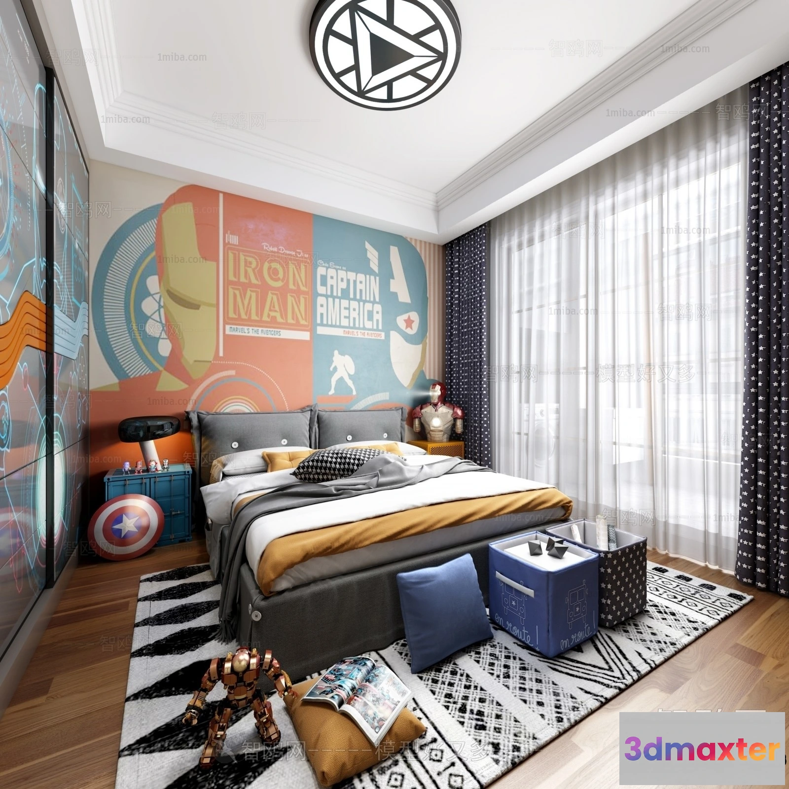 1369709 - Children Room 3D Interior Scene - 3D Models - 323 3D Max